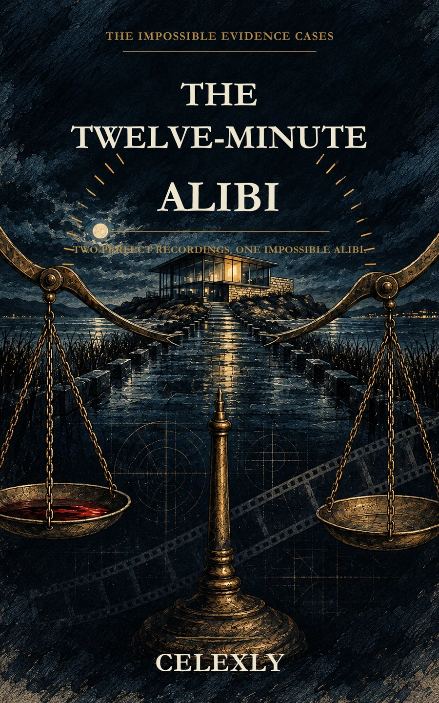Cover of The Twelve-Minute Alibi by Celexly Wu